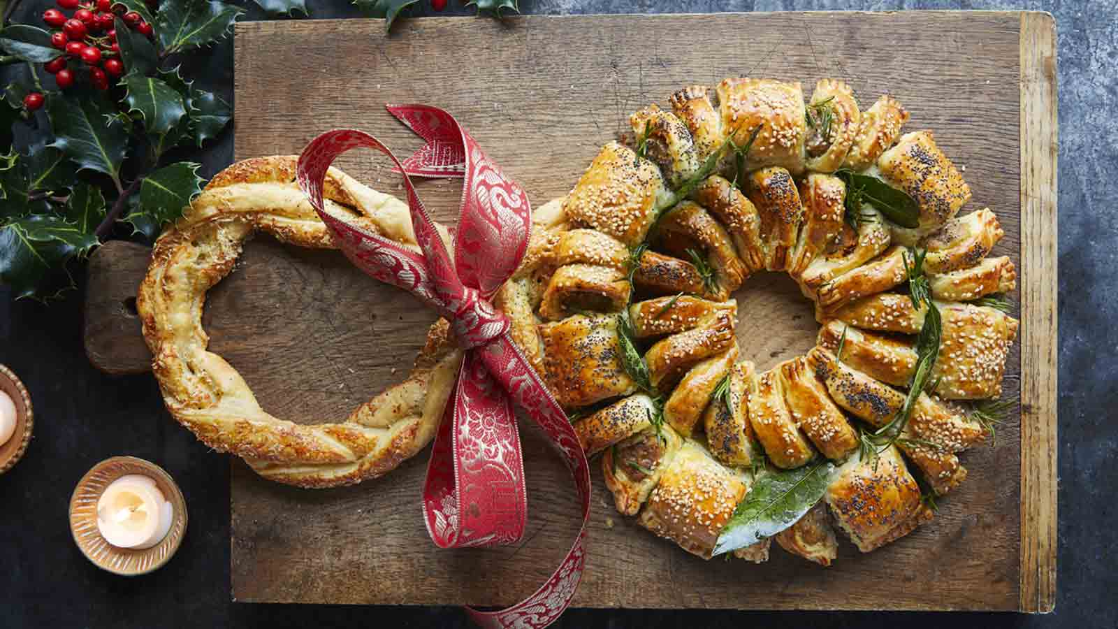 Corona de hojaldre con salchicha - Jamie Oliver - Receta - Canal Cocina