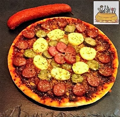 Pizza alemana de salchichas - - Receta - Canal Cocina