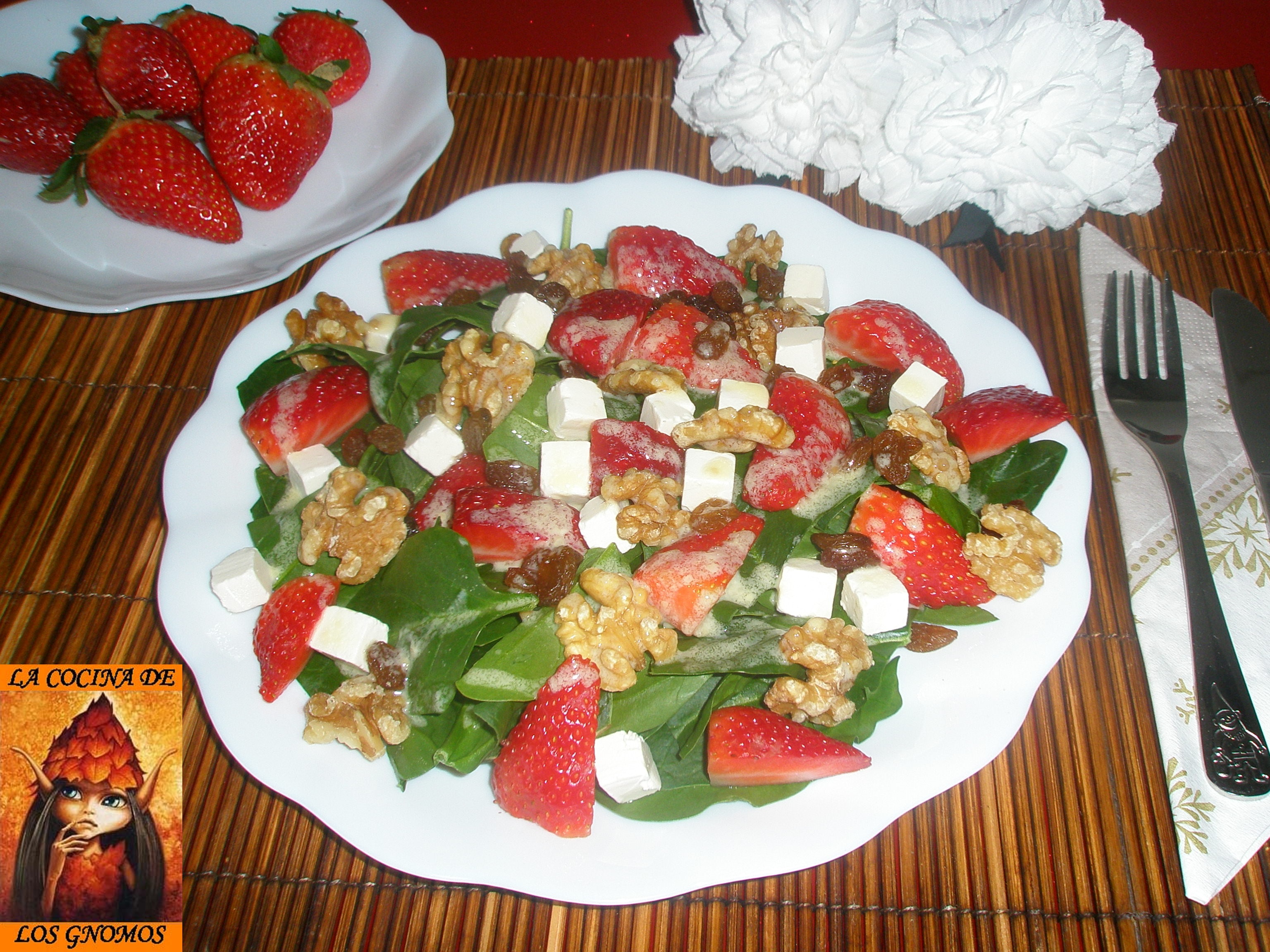 Ensalada De Espinacas Con Fresas Y Nueces Receta Canal Cocina