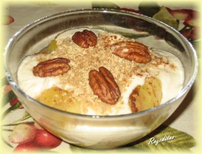 Manzanas asadas con yogur - - Receta - Canal Cocina